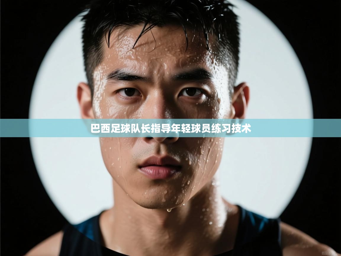 巴西足球队长指导年轻球员练习技术